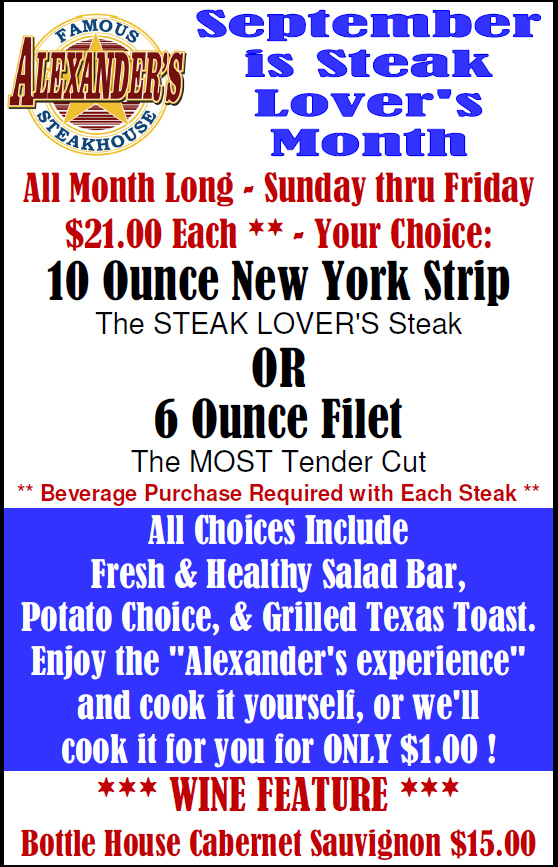 ALEX ADS SEPTEMBER 2017